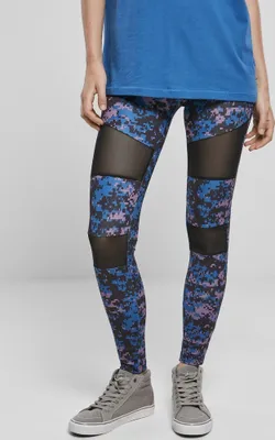 Obrázek produktu pro Dámské leginy Urban Classics Ladies Camo Tech Mesh Leggings digital duskviolet camo - XS
