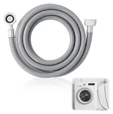 Wasserzulaufschlauch 3 m, PVC, 3/4 Zoll, für Waschmaschine & Geschirrspüler