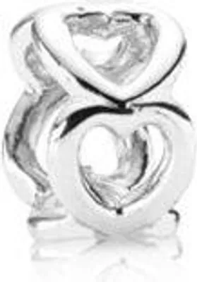 Produktbild von Pandora 790454 Charm Zwischenelement Offene Herzen