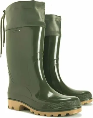 Produktbild von DEMAR Gummistiefel Anglerstiefel Jagdschuhe Gummischuhe Regenstiefel mit Stulpe Gr. 43