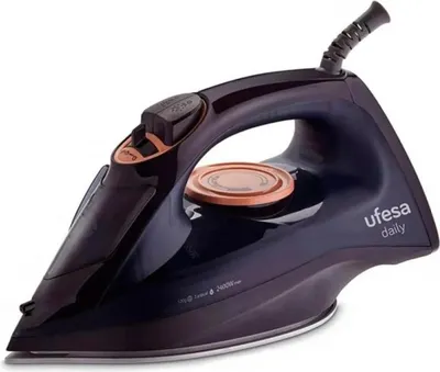 Produktbild von Ufesa PV1100C, Dampfbügeleisen, Keramik-Bügelsohle, 1,9 m, 120 g/min, Schwarz, 30 g/min