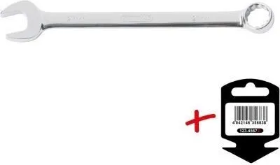 Obrázok produktu pre KS Tools CHROMEplus, 14 mm, Kovová, Chrómovo-vanádová oceľ, Lesklý, 15°, DIN 3113, ISO 3318, ISO 7738