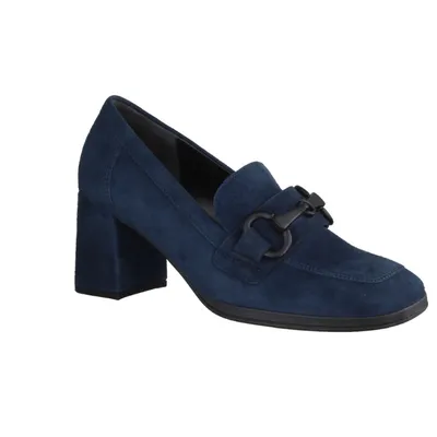 Zdjęcie produktu dla Gabor 35292-19 damskie, czółenka, skóra, topaz (niebieski) - buty damskie modne czółenka / baleriny, niebieski, skóra (velvet chevreau), wysokość obcasa: 55 mm