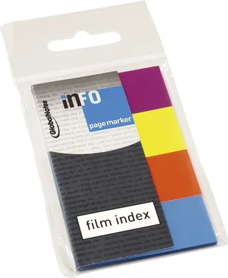 Produktbild von Pagemarker Film Index Fol 4 Farben 4x20x50mm 40 Bl.