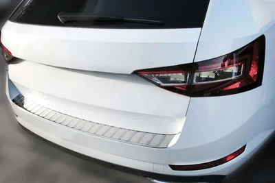 Obrázok produktu pre Nerezová ochrana nárazníka pre ŠKODA SUPERB III KOMBI | od 2015- Skosenie 107c