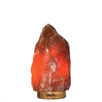 Produktbild von Orakl® - Dimmbare Salzlampe Core - 4-6 KG - 100% echtes Salz - Salzkristall-Lampe Rot - Salzlampe Rot - Salzstein