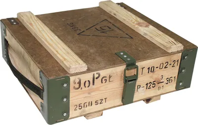 Produktbild von Polnische Holzkiste mit Metallbeschlägen