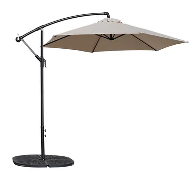 Produktbild von Ampelschirm aus Aluminium, beige