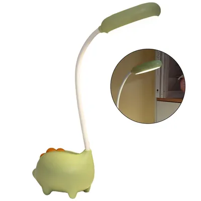 Produktbild von Schreibtischlampe Kinder, Lese- und Klemmleuchten, Wiederaufladbare Schreibtischlampes, Dimmbare Nachttischlampe mit USB, für Lesen, Grün