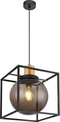 Produktbild von Globo Lighting Hängeleuchte Metall schwarz matt, 1x E27 LED