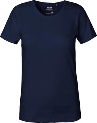 Immagine prodotto di Neutral O81029 | Maglietta Interlock da donna / 100% cotone equosolidale - Colore: Navy - Taglia: M