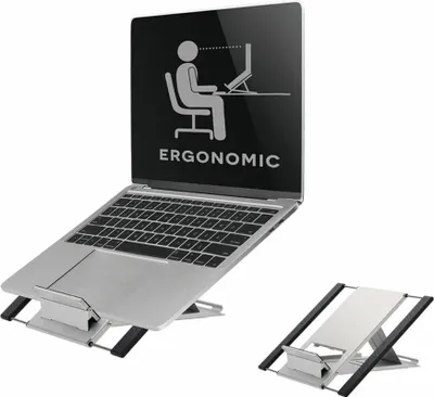 Imagen del producto de Newstar NSLS100 Newstar Deskstand Laptop/IPAD-Ständer Silber NSLS100