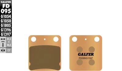 Produktbild von Bremsbeläge Kh54 Gesintert Metallic (Gold) Atv