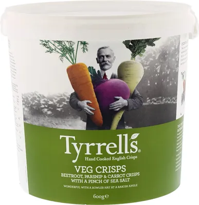 Produktbild von Tyrrells Gemüsechips Eimer 600 Gramm
