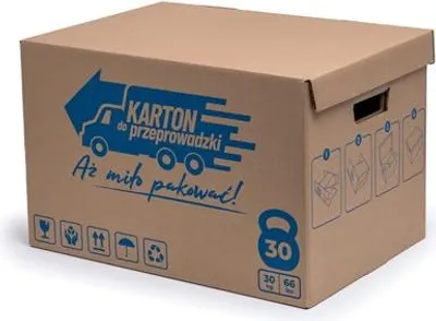 Zdjęcie produktu dla Karton przeprowadzkowy mocny i wytrzymały 460x330x290 mm - z uchwytami