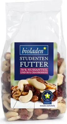 Produktbild von Studentenfutter 70%Nuss m. Cranb. 200g