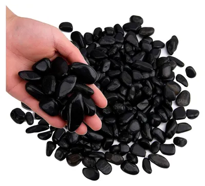 Produktbild von 1,8 kg Flusskiesel für Aquarium, Blumentopf, Landschaftsbau, Vasenfüller und Gartendekoration