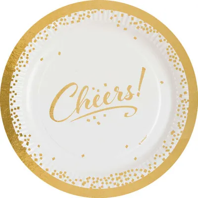 Produktbild von 8 Teller Golden New Year Cheers 23cm