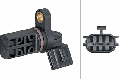 Produktbild von Sensor Nockenwellenposition Hallsensor 3-polig HELLA für u.a. NISSAN PATHFINDER