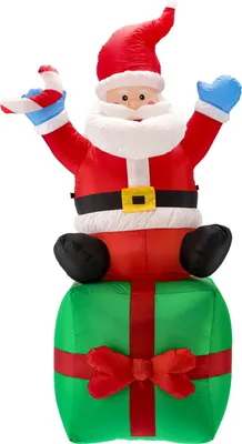 Image de Aga Père Noël gonflable à LED 185 cm