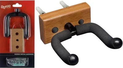 Obrázek produktu pro Sada pro montáž elektrické kytary na zeď s montážní sadou a držákem na kytaru