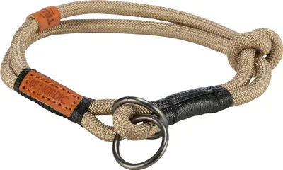 Produktbild von TRIXIE BE NORDIC Zug-Stopp-Halsband XS–S, sand/schwarz