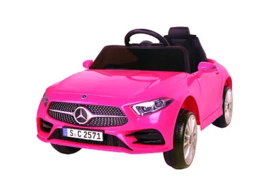 Produktbild von Kinder Elektroauto "Mercedes CLS350" - lizenziert - 12V, 2 Motoren- 2,4Ghz Fernsteuerung, MP3, Ledersitz+EVA-Rosa