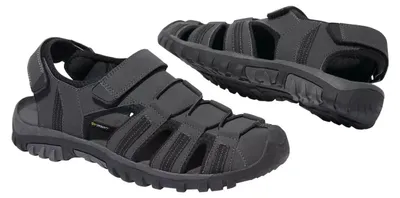 Produktbild von Atlas For Men - Herren Sandalen, WildKunstleder AF1261 (41 EU) (Anthrazit)