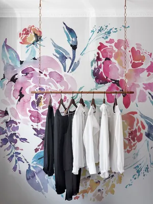 Produktbild von Coloray Fototapete 290x290 cm Latextapete Magicstick - Blumen der rosenden Natur