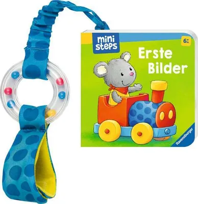 Produktbild von Mein buntes Rassel-Buggybuch: Erste Bilder