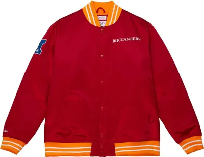 Produktbild von Tampa Bay Buccaneers NFL Mitchell & Ness Heavyweight Satin Jacke Rot-XL
