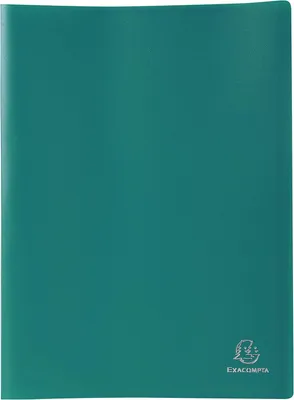 Immagine prodotto di EXACOMPTA 8523E EXACOMPTA Album a fogli mobili, DIN A4, PP, 20 buste, verde scuro