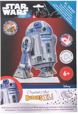 Image de Craft Buddy R2-D2 Crystal Art XL Buddy - Jouet créatif Star Wars