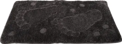 Obrázok produktu pre etérea rohožka do vane 60x100 cm sivé nohy - protišmyková rohožka do vane s vysokým vlasom, mäkká a nadýchaná kúpeľňová rohožka - umývateľná rohož do sprchy
