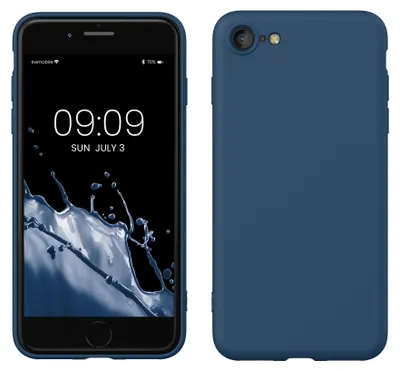 Produktbild von kwmobile Handyhülle für iPhone SE 2022 Hülle / iPhone SE 2020 / iPhone 8 / iPhone 7, für iPhone SE Hülle - Schutzhülle für kabelloses Laden - Case in