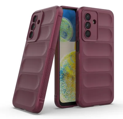 Produktbild von Handy Hülle für Samsung Galaxy A26 5G Grip Case Cover Schutzhülle Softgrip Farbe: Burgunder Rot