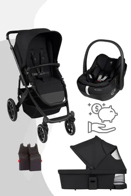 Produktbild von ABC Design Salsa Core All in One Set Kombi-Kinderwagen mit Babyschale Calla, Farbe Kinderwagen:Ink