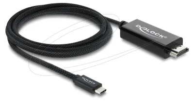 Produktbild von DeLOCK 81704, 2 m, USB Typ-C, HDMI, Männlich, Männlich, Gerade