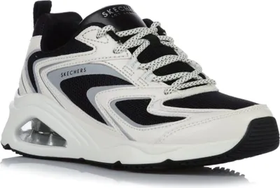 Produktbild von Skechers Tres-Air Uno-Street Fl-Air - Damen Sneakers Schuhe Weiß-Schwarz 177424-WBK , EU 35 UK 2
