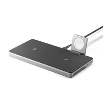 Productafbeelding van Alogic UP2QC10AWM-SGR - Voor binnengebruik - USB - 5 V - Draadloos opladen - Zwart - Grijs