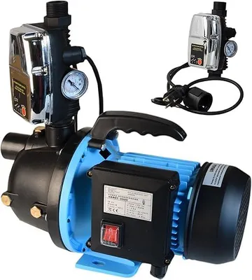 Immagine prodotto di Pompa idrostatica HANDY 3000 (550 W, 3000 l/h, sollevamento massimo 40 m) Pompa di aspirazione per acque di superficie con controller CSK 5