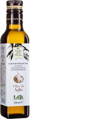 Produktbild von Exv. Olivenöl mit Knoblauch 250 ml. - Coppini Arte Olearia