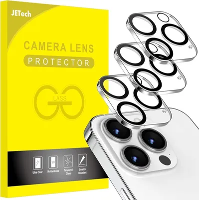 Immagine prodotto di Protezione della fotocamera per iPhone 14 Pro 6,1 pollici e iPhone 14 Pro Max 6,7 pollici, vetro blindato 9H 3 pezzi