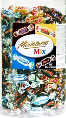 Produktbild von MARS Schokolade Miniatures Mix 465511 sort 3000g