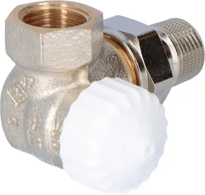 Image de IMI Heimeier V-exakt II Thermostatventil-UT RG vernickelt Winkeleckform rechts 1/2