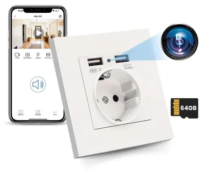 Zdjęcie produktu dla Mała kamera iUni PR1, Wi-Fi, 64GB, Full HD, 2 USB-A