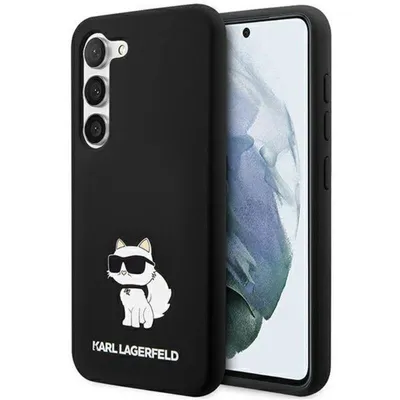 Obrázok produktu pre Puzdro Karl Lagerfeld Klhcs23Ssnchbck S23 S911 Hardcase - Czarne Silicone Choupette