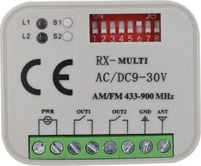 Produktbild von Universal Funkempfänger 433 - 868 MHz Festcode Rollingcode Billioncode