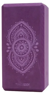 Produktbild von Yogablock Yogiblock® Basic - Kunstkollektion - Ajna Chakra - Aubergine