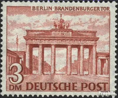 Produktbild von Briefmarken Berlin (West) 1949 Mi 59  postfrisch Berliner Bauten